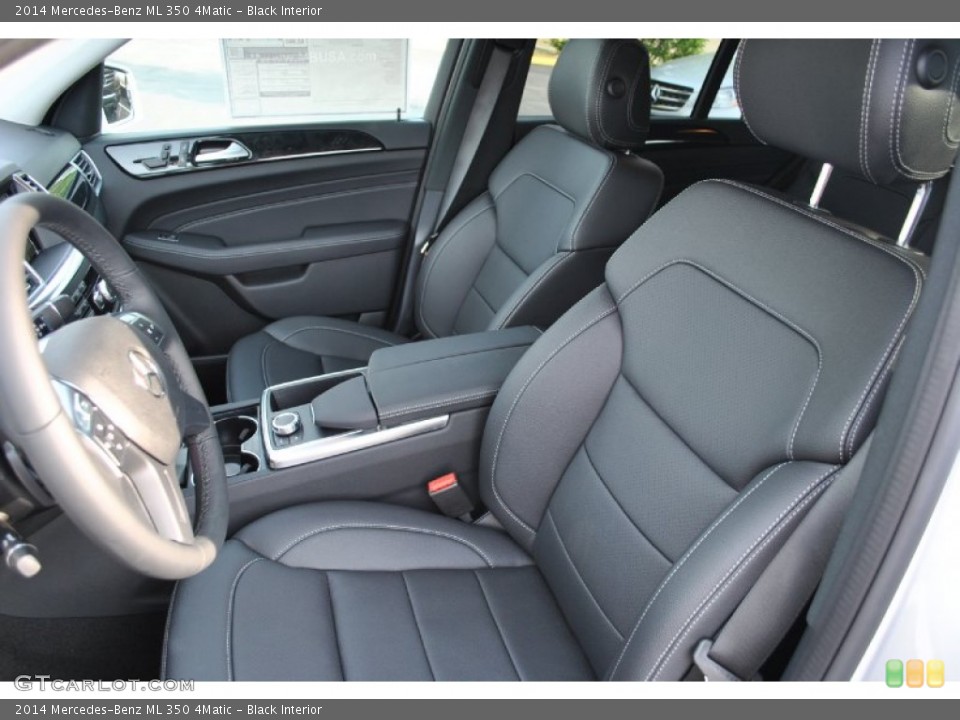 Black Interior Front Seat for the 2014 Mercedes-Benz ML 350 4Matic #85013552