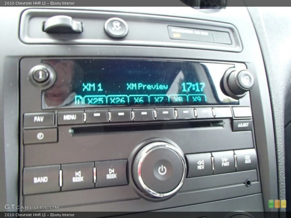 Ebony Interior Audio System for the 2010 Chevrolet HHR LS #85014170
