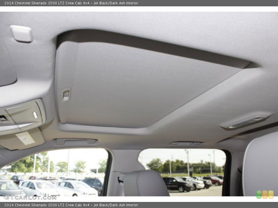 Jet Black/Dark Ash Interior Sunroof for the 2014 Chevrolet Silverado 1500 LTZ Crew Cab 4x4 #85018564
