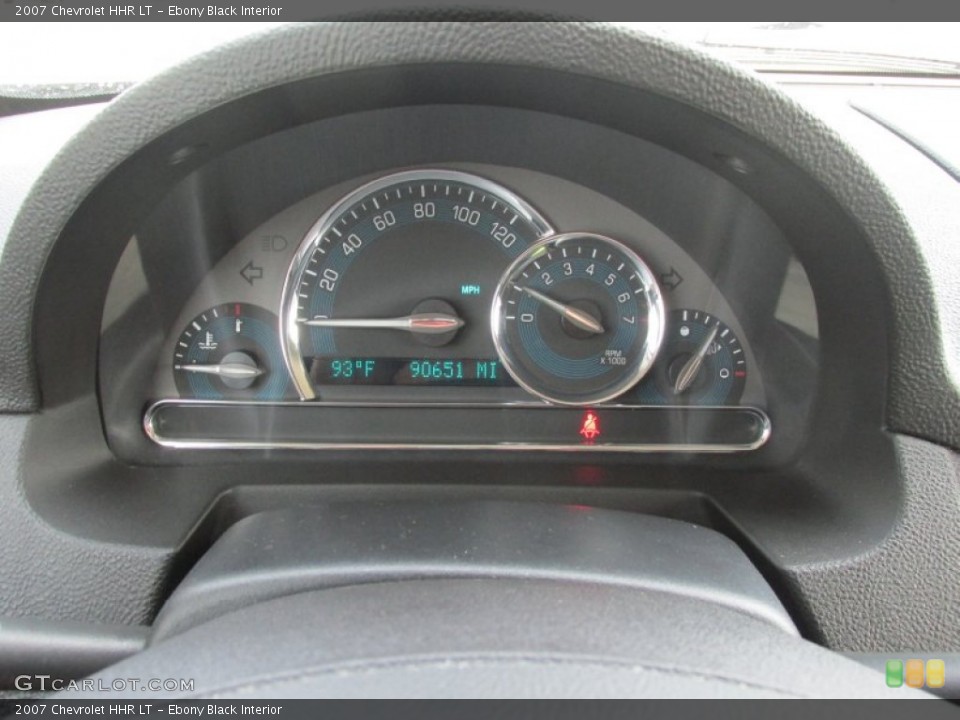 Ebony Black Interior Gauges for the 2007 Chevrolet HHR LT #85018973
