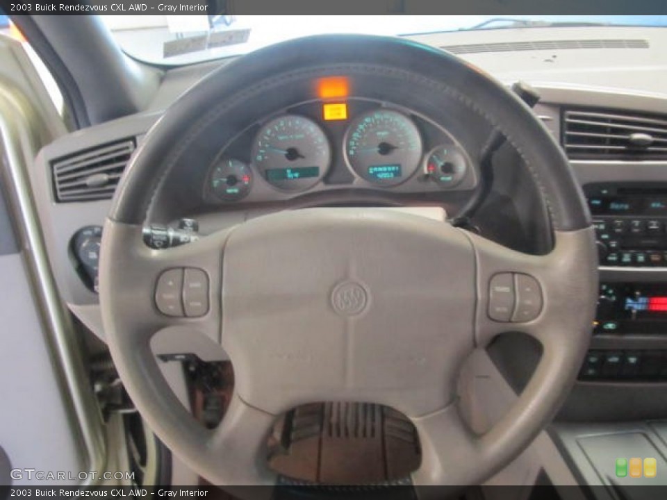 Gray Interior Steering Wheel for the 2003 Buick Rendezvous CXL AWD #85019771
