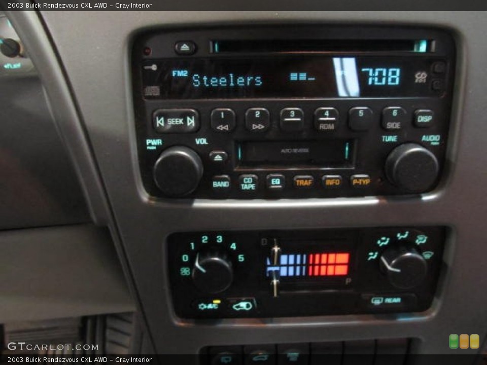 Gray Interior Controls for the 2003 Buick Rendezvous CXL AWD #85019786