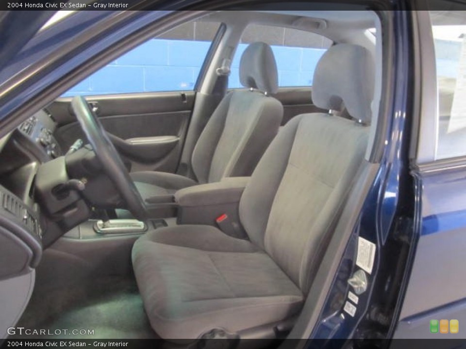 Gray Interior Front Seat for the 2004 Honda Civic EX Sedan #85019954