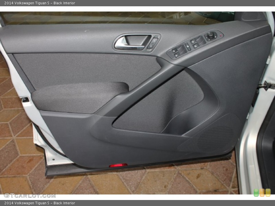 Black Interior Door Panel for the 2014 Volkswagen Tiguan S #85022054