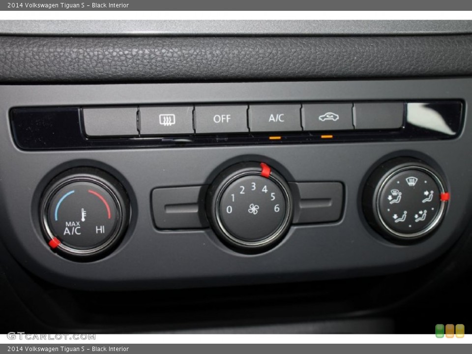 Black Interior Controls for the 2014 Volkswagen Tiguan S #85022135