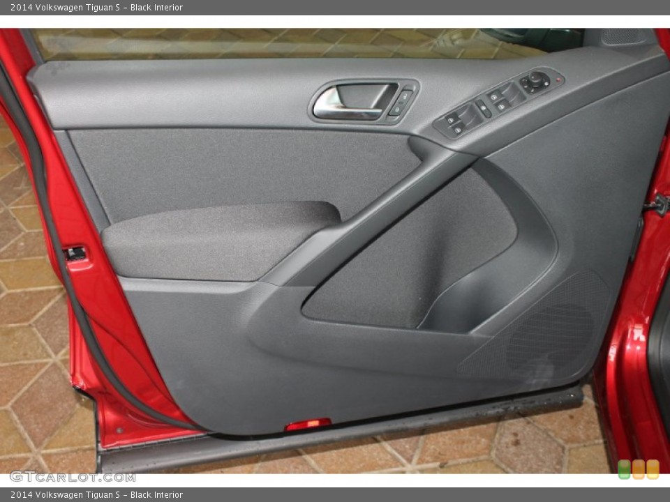Black Interior Door Panel for the 2014 Volkswagen Tiguan S #85022423