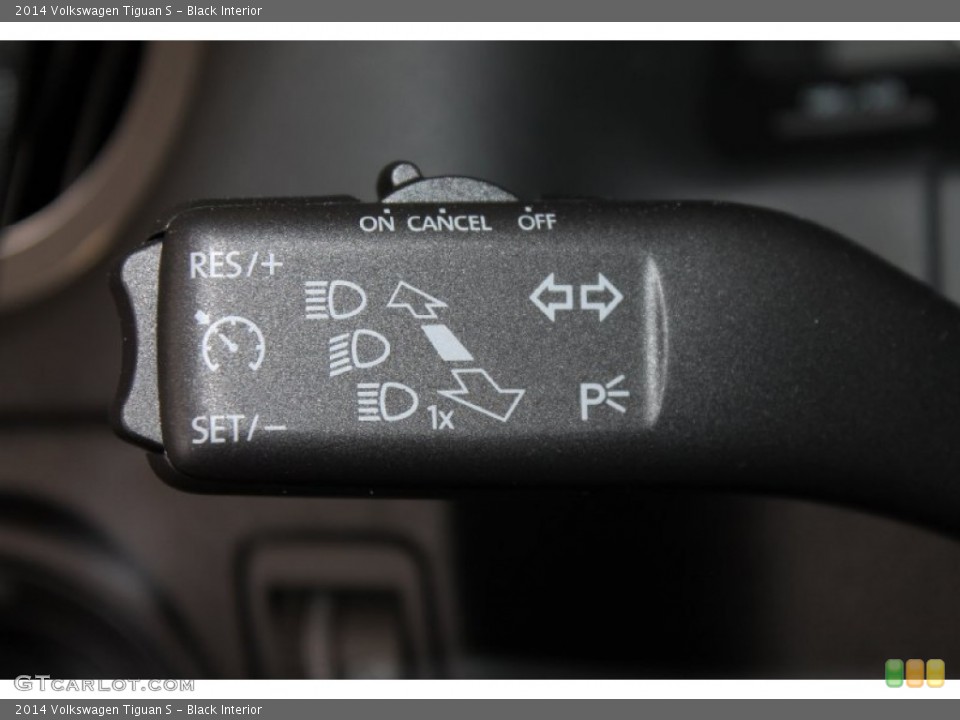 Black Interior Controls for the 2014 Volkswagen Tiguan S #85022551