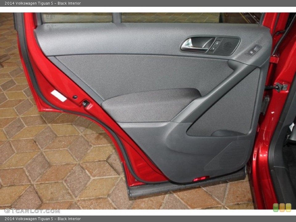 Black Interior Door Panel for the 2014 Volkswagen Tiguan S #85022579