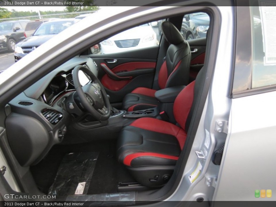 Black/Ruby Red Interior Photo for the 2013 Dodge Dart GT #85025836