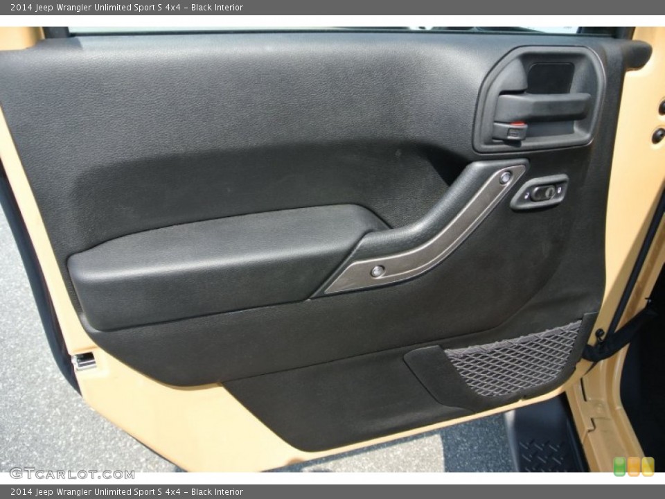 Black Interior Door Panel for the 2014 Jeep Wrangler Unlimited Sport S 4x4 #85027933