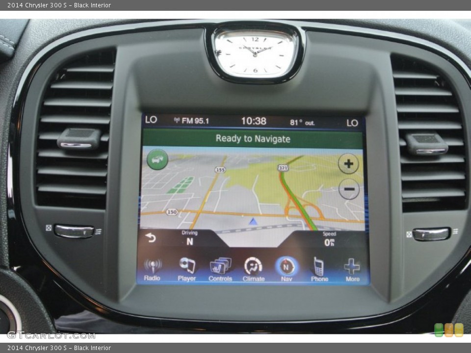 Black Interior Navigation for the 2014 Chrysler 300 S #85028497