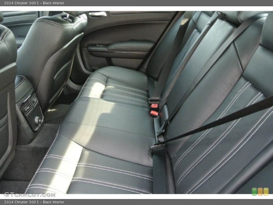 Black Interior Rear Seat for the 2014 Chrysler 300 S #85028605