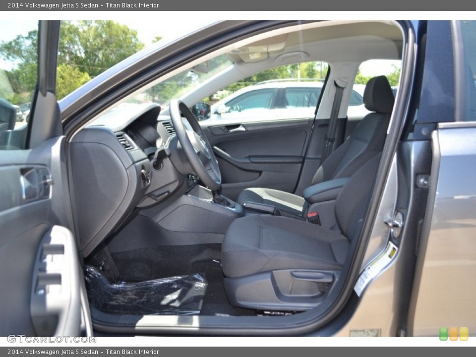 Titan Black Interior Photo for the 2014 Volkswagen Jetta S Sedan #85028854