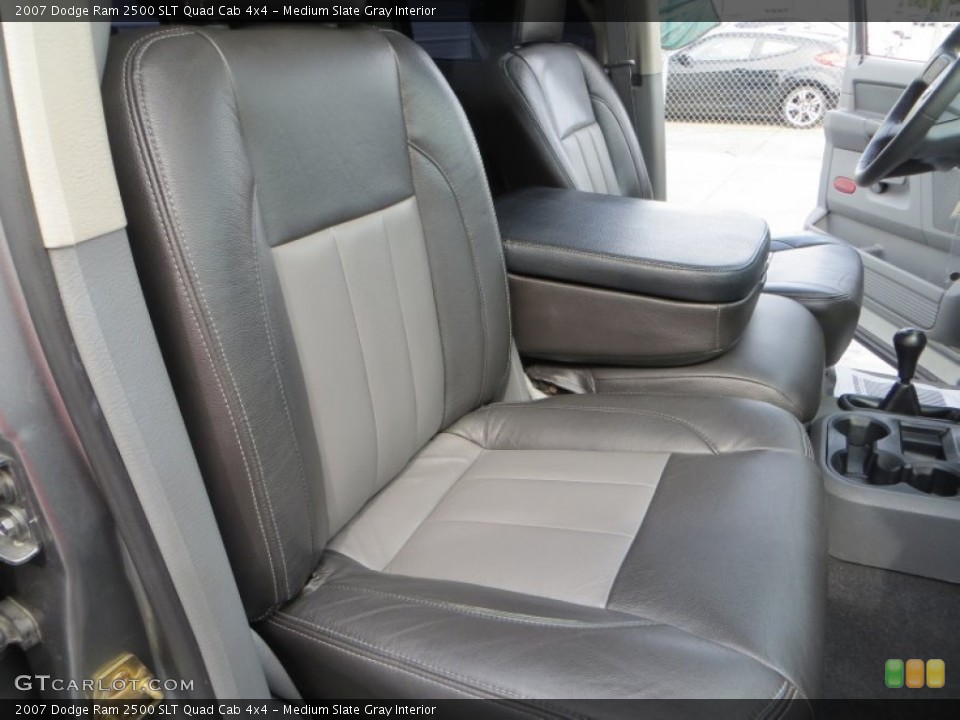 Medium Slate Gray Interior Front Seat for the 2007 Dodge Ram 2500 SLT Quad Cab 4x4 #85029129