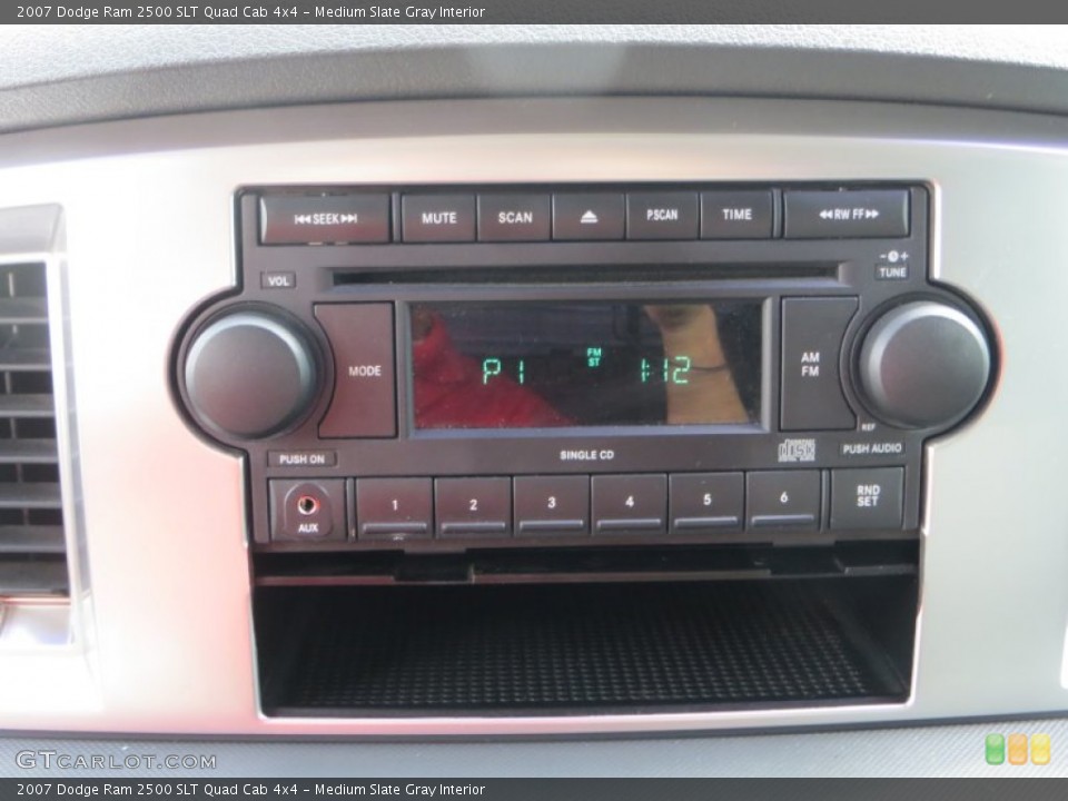 Medium Slate Gray Interior Audio System for the 2007 Dodge Ram 2500 SLT Quad Cab 4x4 #85029412