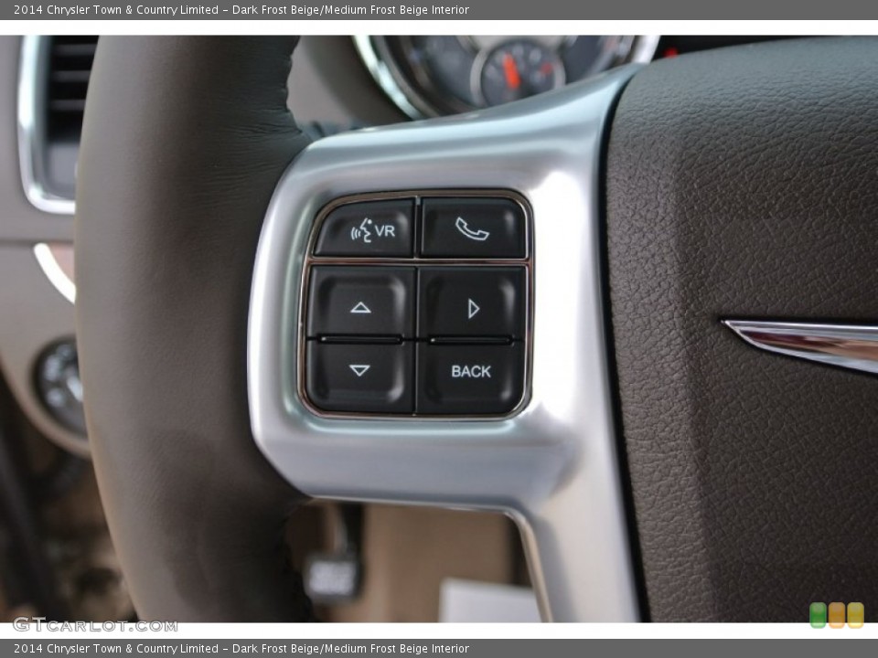 Dark Frost Beige/Medium Frost Beige Interior Controls for the 2014 Chrysler Town & Country Limited #85030126