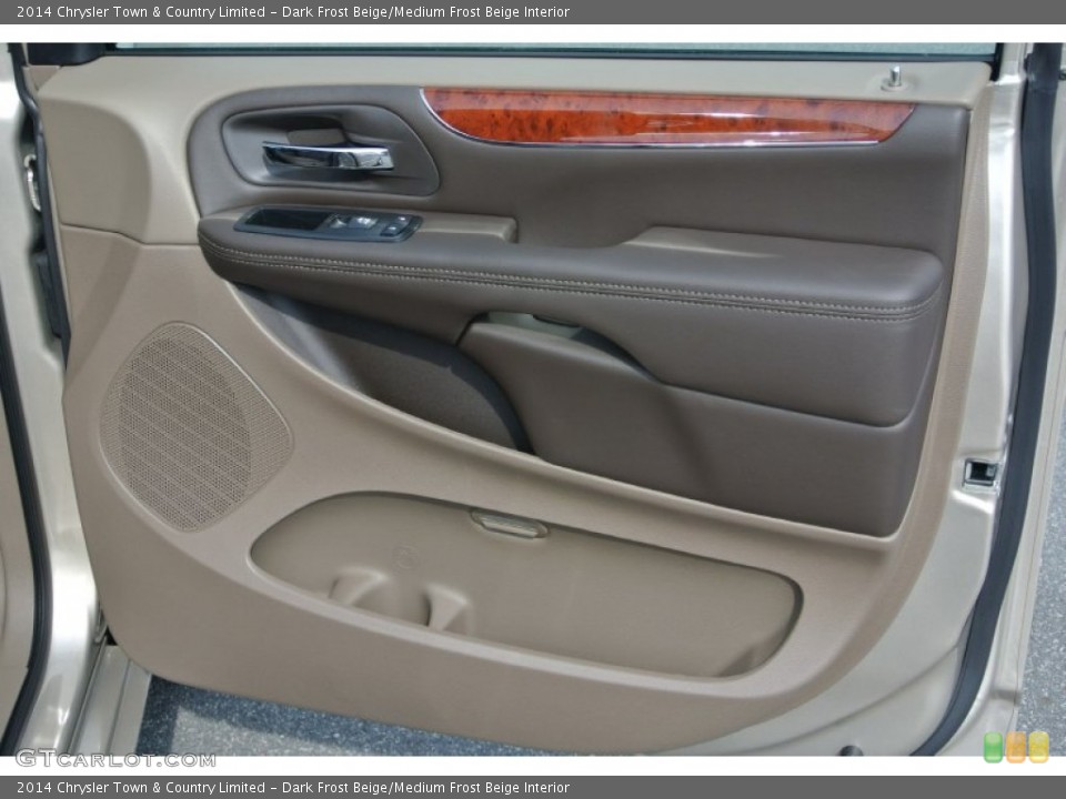 Dark Frost Beige/Medium Frost Beige Interior Door Panel for the 2014 Chrysler Town & Country Limited #85030263