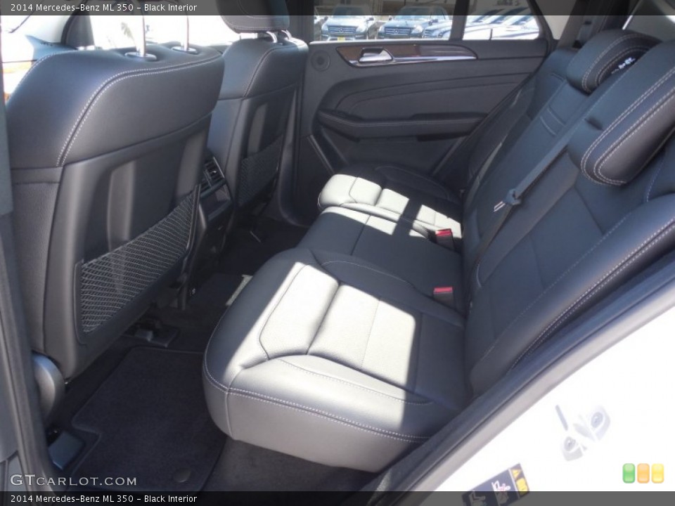 Black Interior Rear Seat for the 2014 Mercedes-Benz ML 350 #85030876