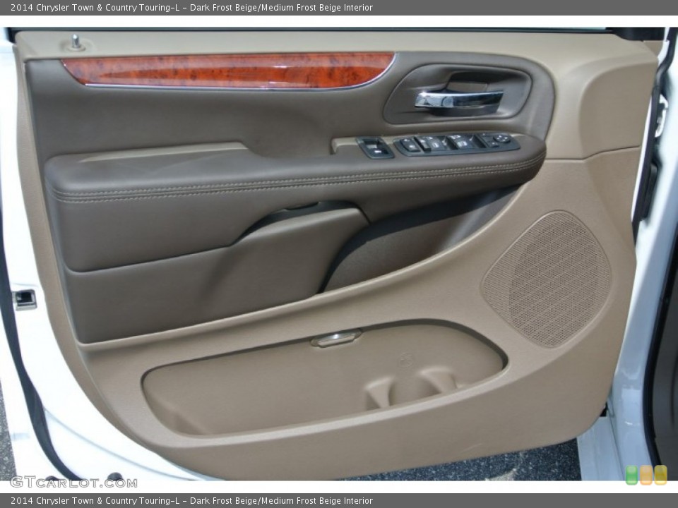 Dark Frost Beige/Medium Frost Beige Interior Door Panel for the 2014 Chrysler Town & Country Touring-L #85031572