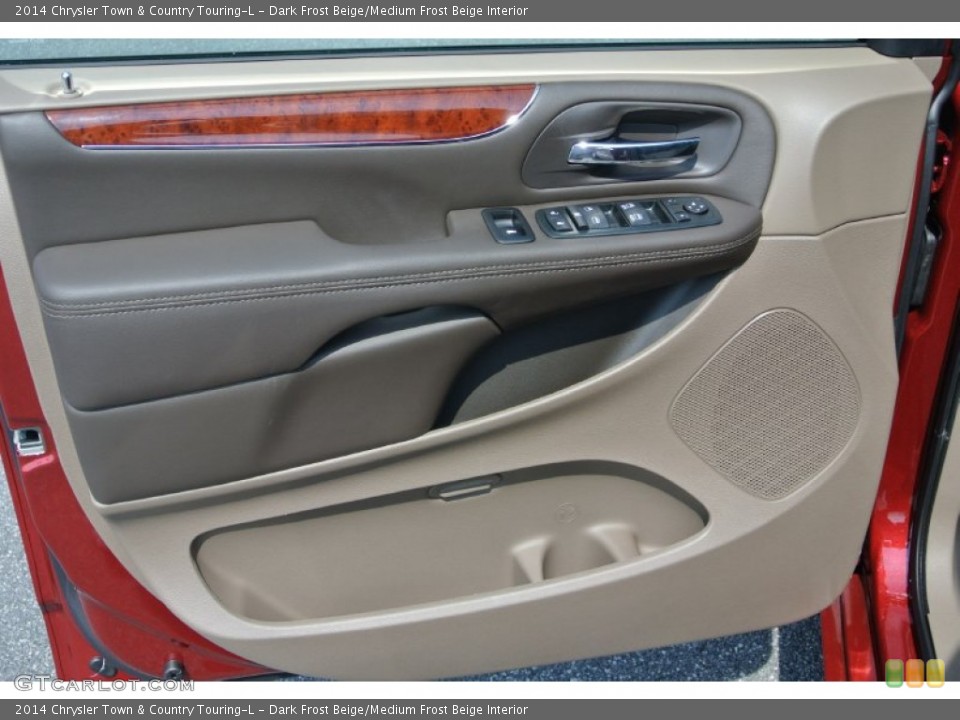 Dark Frost Beige/Medium Frost Beige Interior Door Panel for the 2014 Chrysler Town & Country Touring-L #85032592