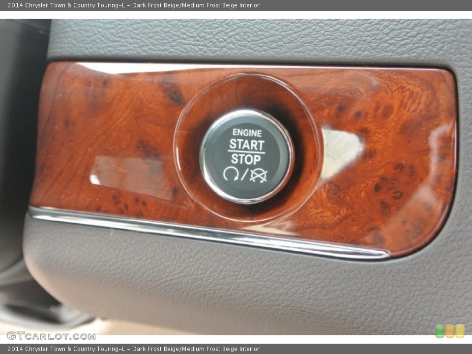 Dark Frost Beige/Medium Frost Beige Interior Controls for the 2014 Chrysler Town & Country Touring-L #85032640