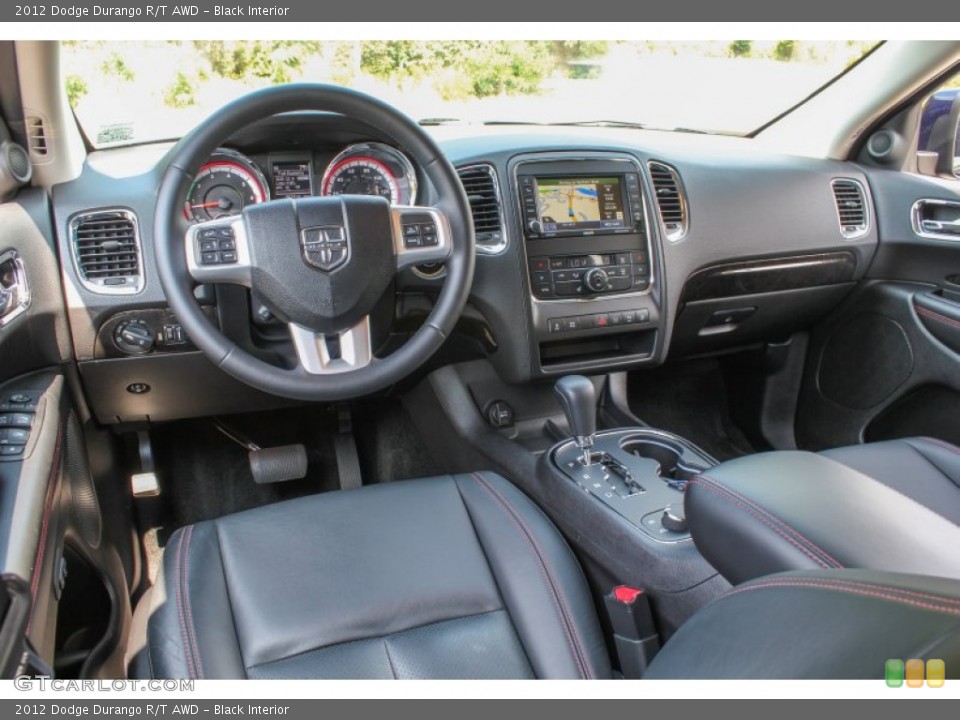 Black 2012 Dodge Durango Interiors