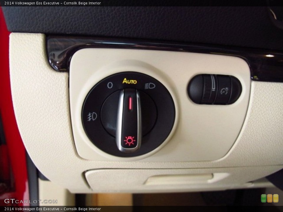 Cornsilk Beige Interior Controls for the 2014 Volkswagen Eos Executive #85034899