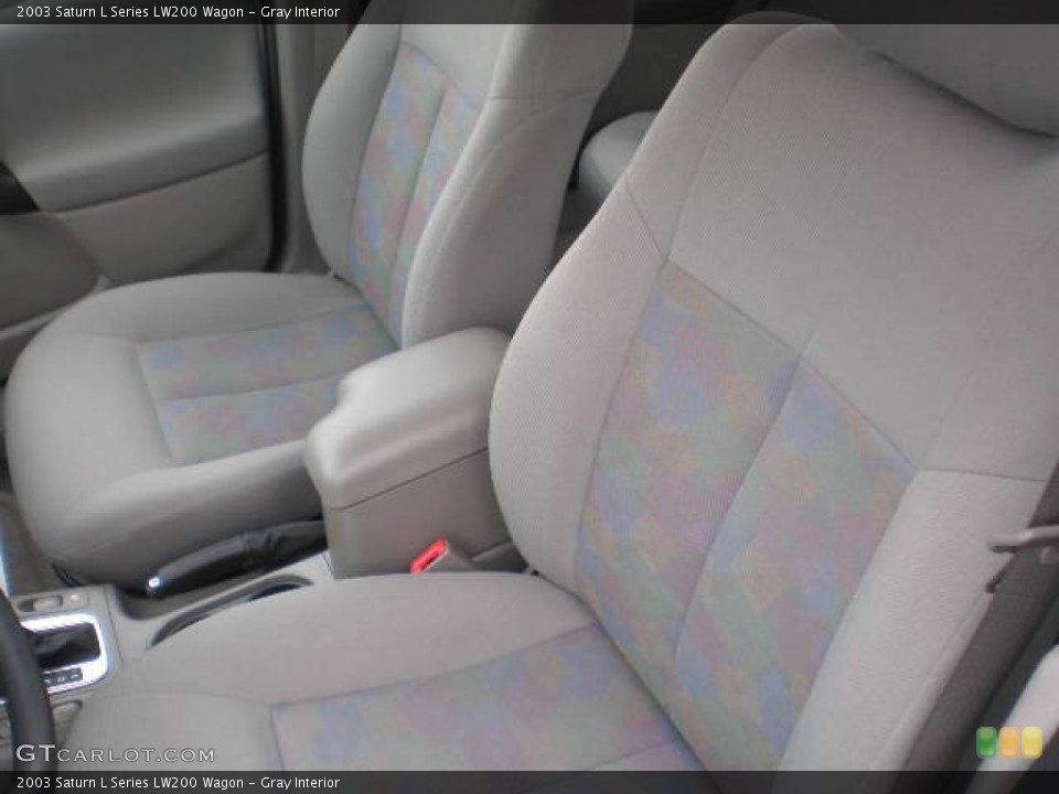 Gray Interior Front Seat for the 2003 Saturn L Series LW200 Wagon #85034965