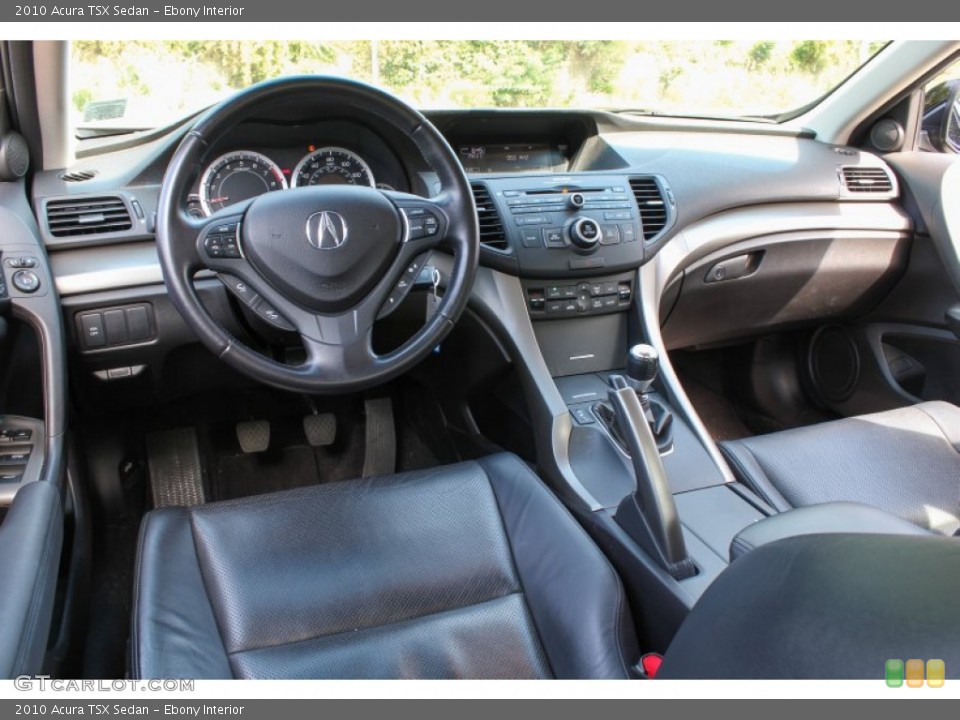 Ebony Interior Dashboard for the 2010 Acura TSX Sedan #85035295