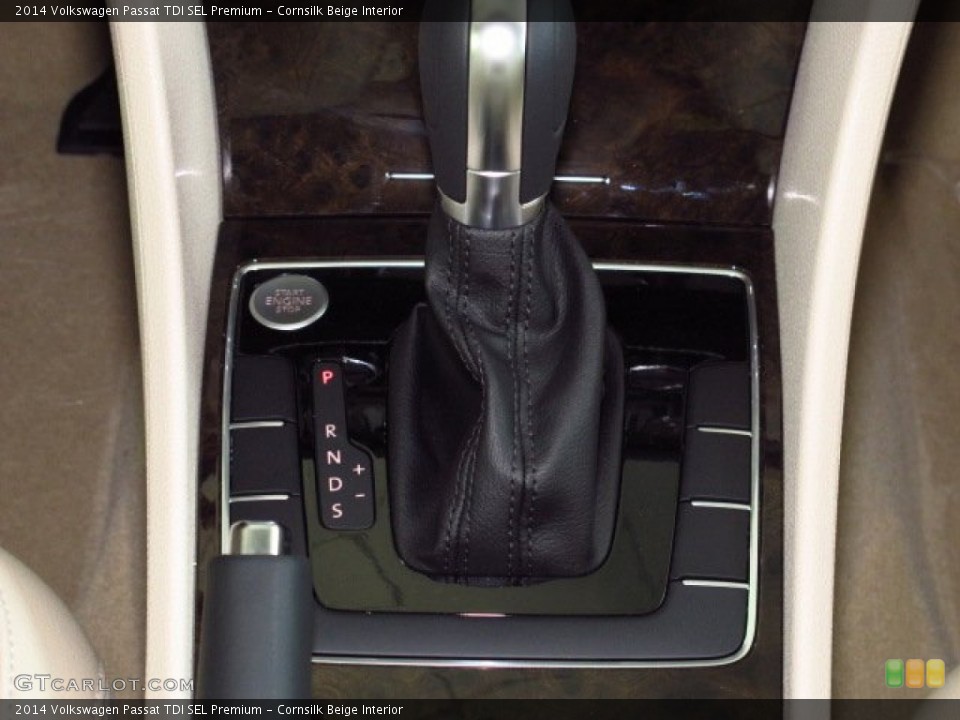 Cornsilk Beige Interior Transmission for the 2014 Volkswagen Passat TDI SEL Premium #85035582