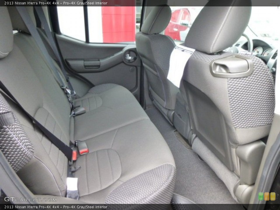 Pro-4X Gray/Steel Interior Rear Seat for the 2013 Nissan Xterra Pro-4X 4x4 #85038919