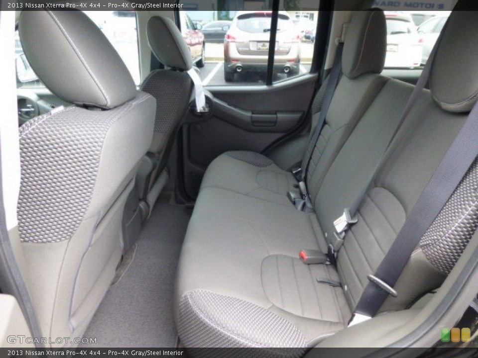 Pro-4X Gray/Steel Interior Rear Seat for the 2013 Nissan Xterra Pro-4X 4x4 #85038961