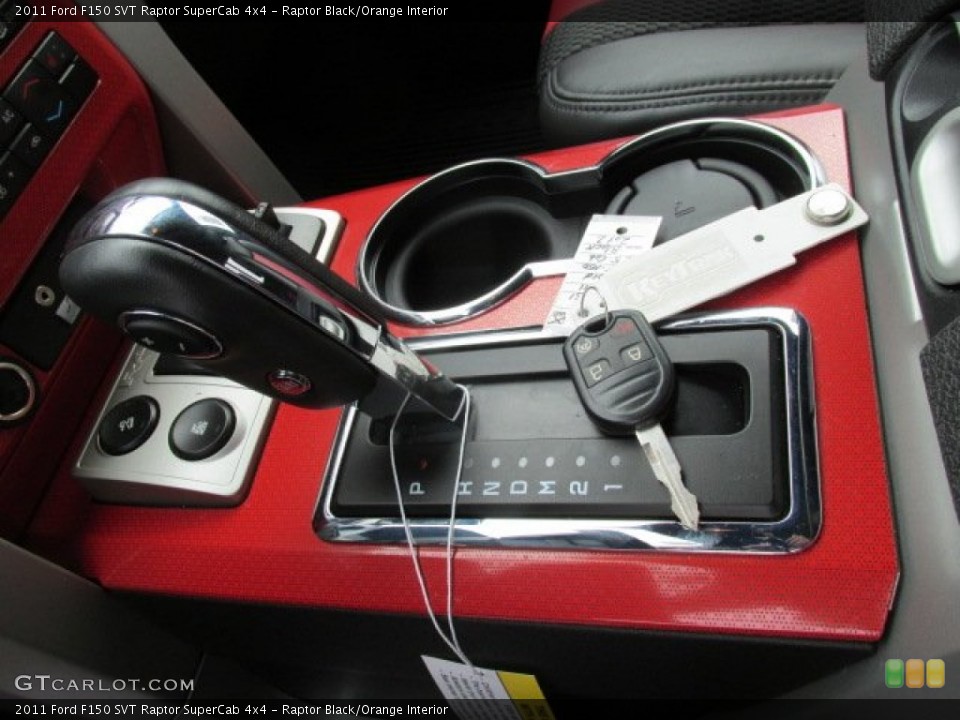 Raptor Black/Orange Interior Transmission for the 2011 Ford F150 SVT Raptor SuperCab 4x4 #85039858