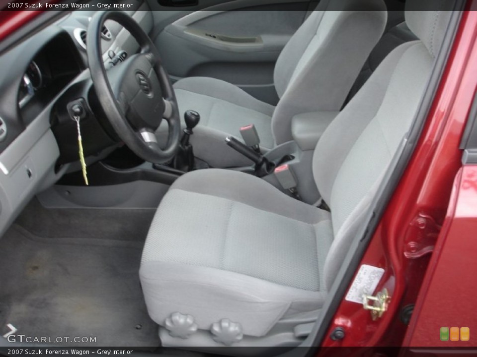 Grey Interior Front Seat for the 2007 Suzuki Forenza Wagon #85040185