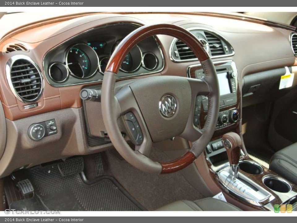 Cocoa Interior Dashboard for the 2014 Buick Enclave Leather #85041775