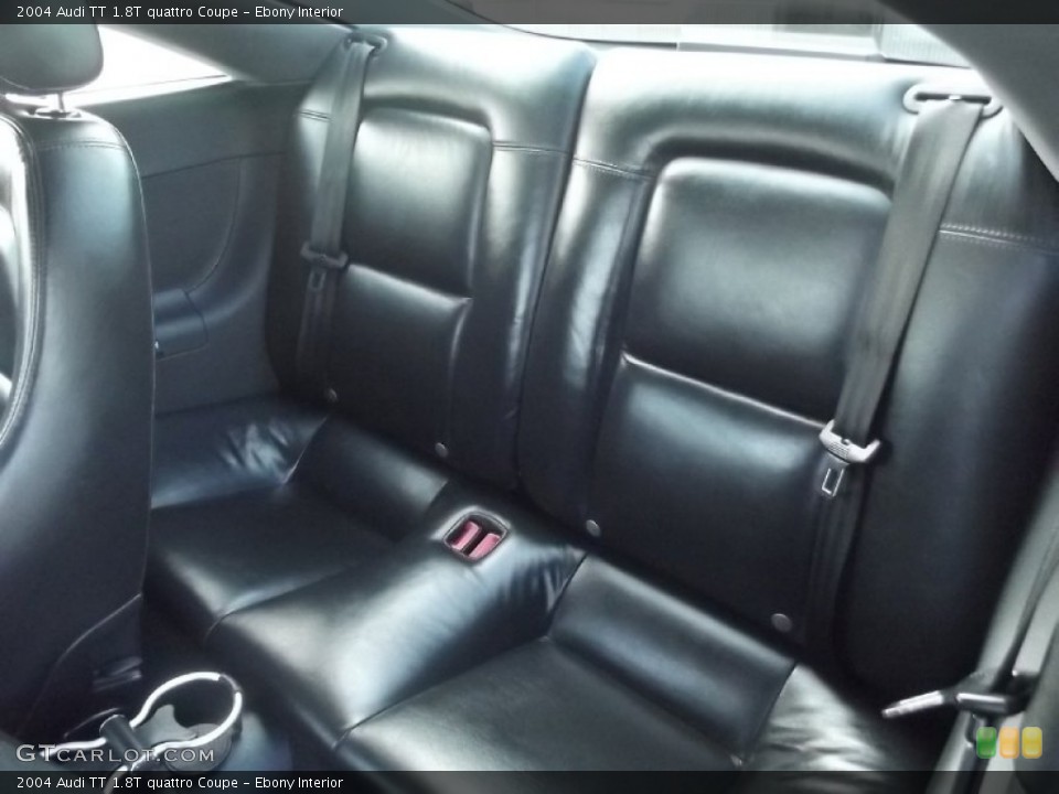 Ebony Interior Rear Seat for the 2004 Audi TT 1.8T quattro Coupe #85043863