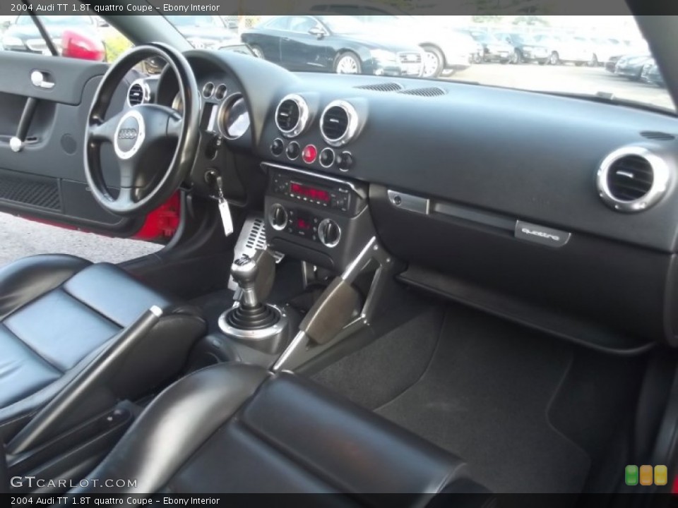 Ebony Interior Dashboard for the 2004 Audi TT 1.8T quattro Coupe #85043887