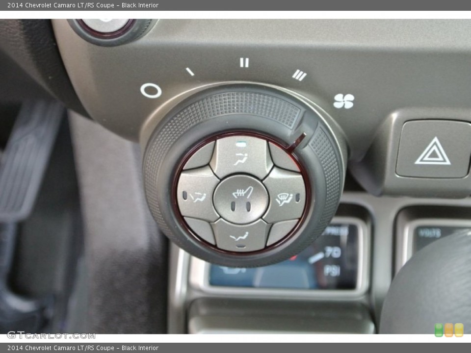 Black Interior Controls for the 2014 Chevrolet Camaro LT/RS Coupe #85044001