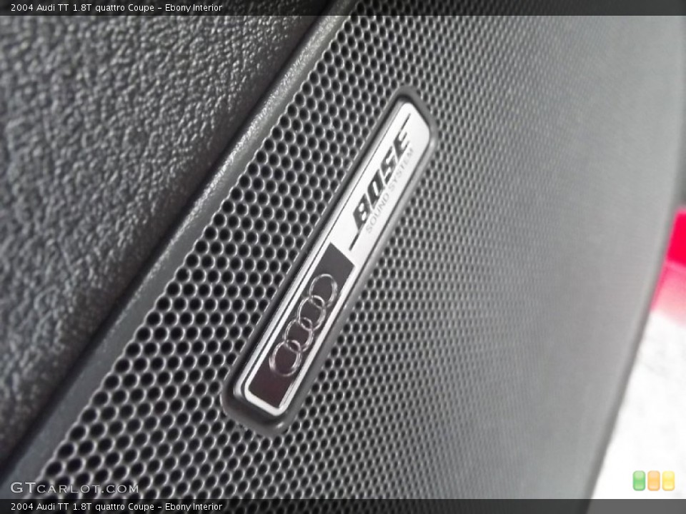 Ebony Interior Audio System for the 2004 Audi TT 1.8T quattro Coupe #85044043
