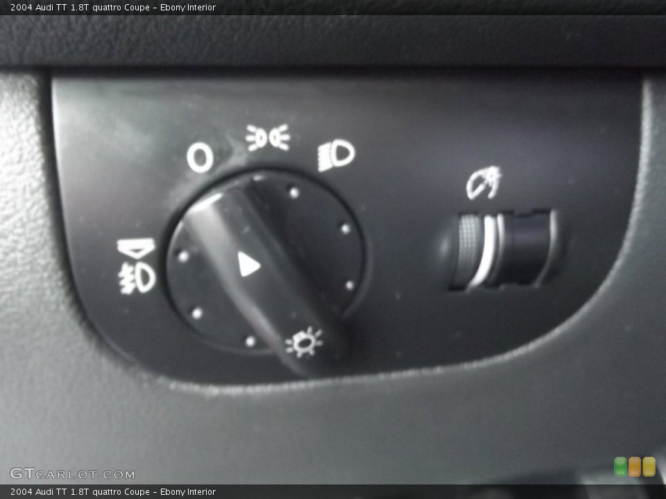 Ebony Interior Controls for the 2004 Audi TT 1.8T quattro Coupe #85044082