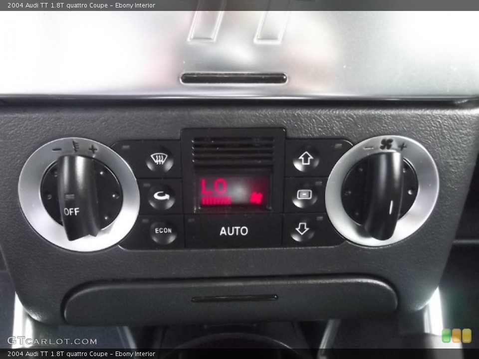 Ebony Interior Controls for the 2004 Audi TT 1.8T quattro Coupe #85044196