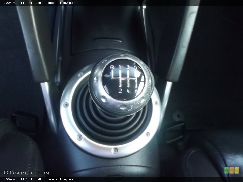 Ebony Interior Transmission for the 2004 Audi TT 1.8T quattro Coupe #85044238