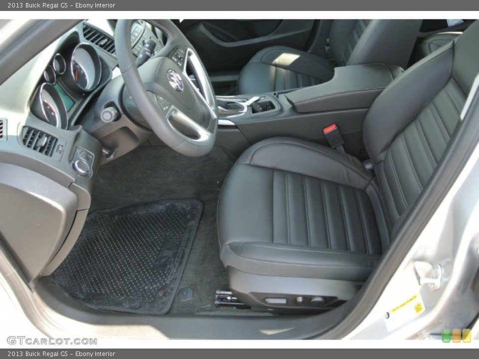 Ebony Interior Front Seat for the 2013 Buick Regal GS #85044916