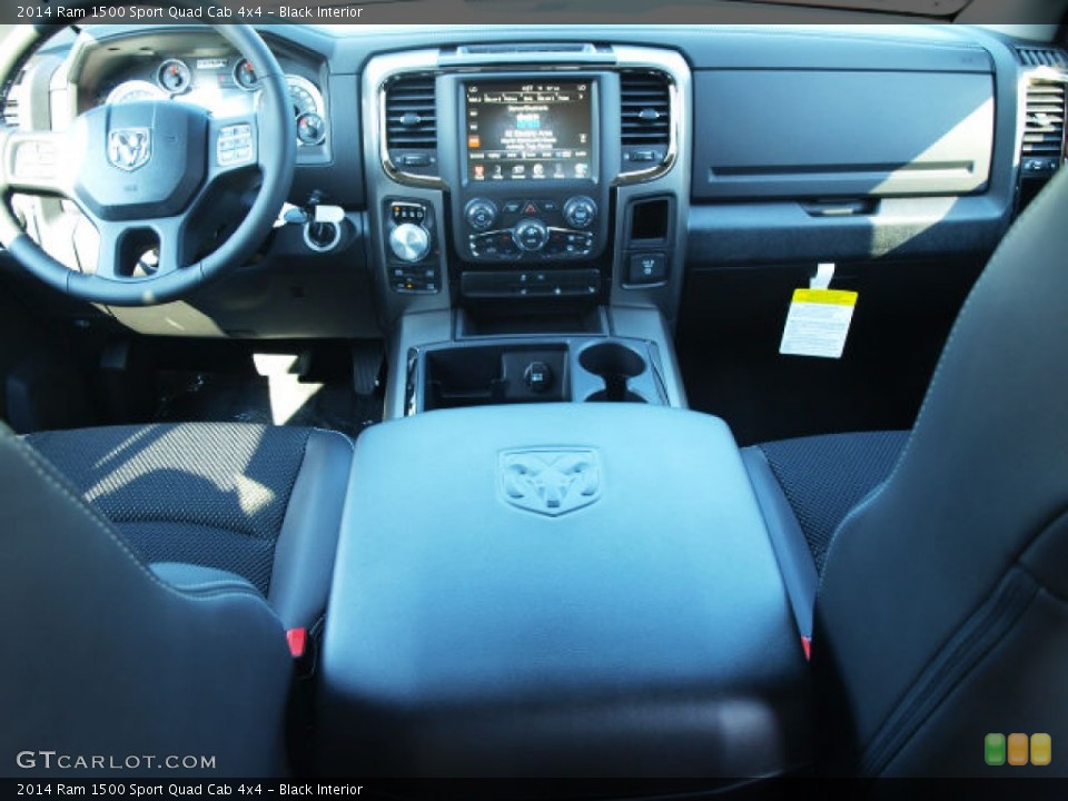 Black Interior Dashboard for the 2014 Ram 1500 Sport Quad Cab 4x4 #85044928