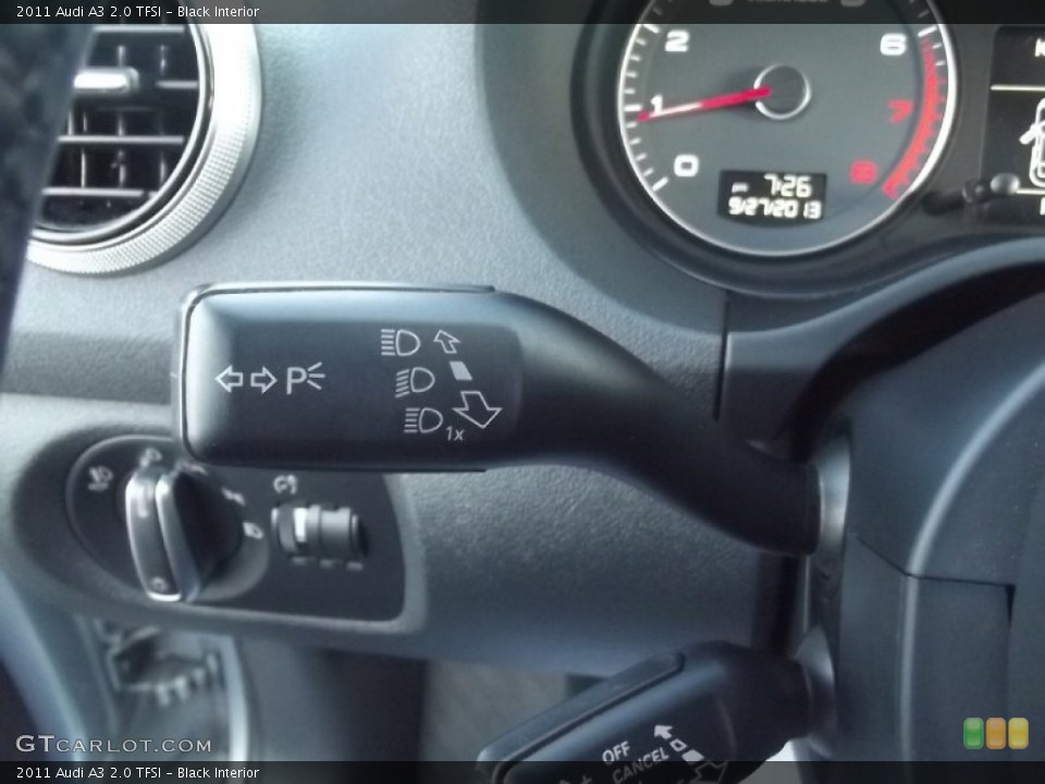 Black Interior Controls for the 2011 Audi A3 2.0 TFSI #85045003