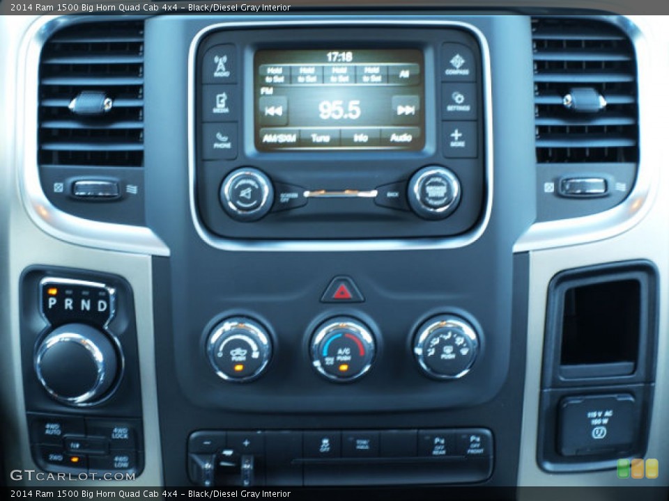 Black/Diesel Gray Interior Controls for the 2014 Ram 1500 Big Horn Quad Cab 4x4 #85045160
