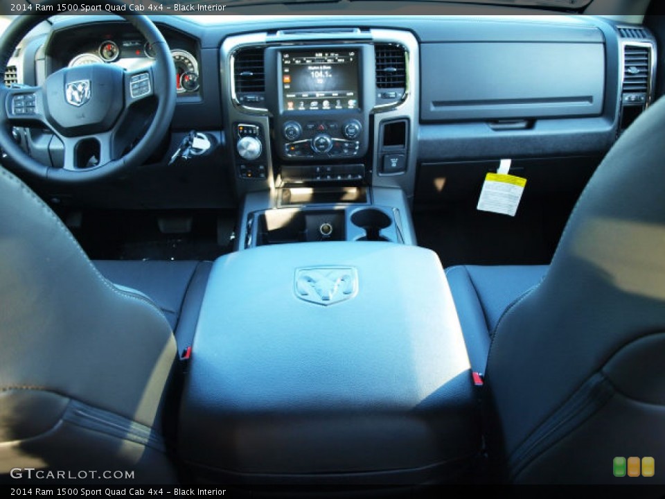 Black Interior Dashboard for the 2014 Ram 1500 Sport Quad Cab 4x4 #85045666