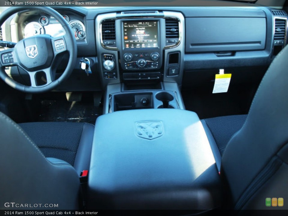 Black Interior Dashboard for the 2014 Ram 1500 Sport Quad Cab 4x4 #85045870