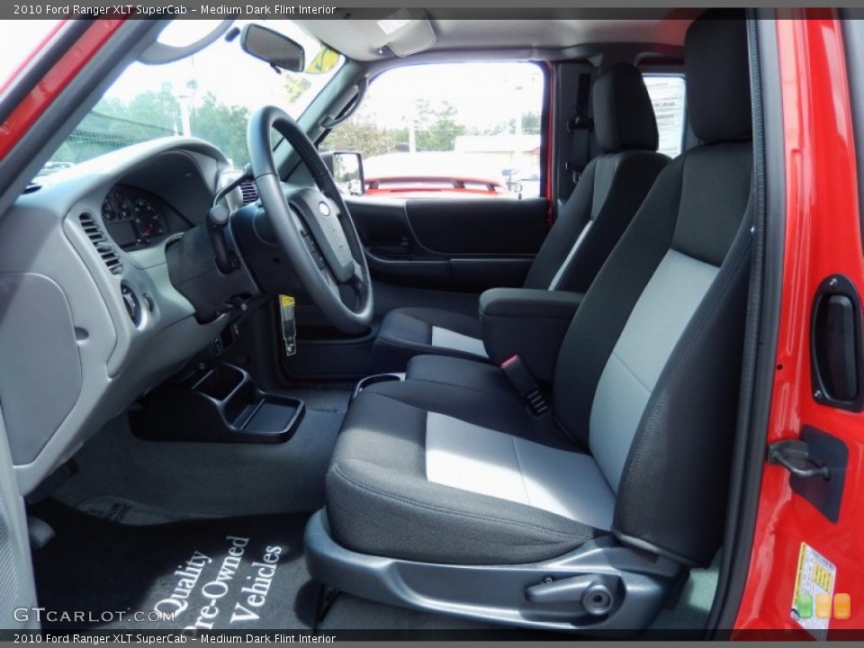 Medium Dark Flint Interior Photo for the 2010 Ford Ranger XLT SuperCab #85046314