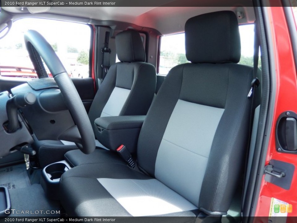 Medium Dark Flint Interior Front Seat for the 2010 Ford Ranger XLT SuperCab #85046332